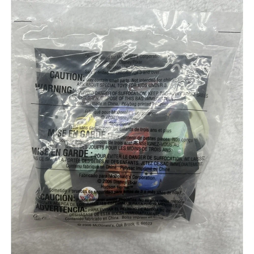 NEW 2006 McDonalds Happy Meal Disney Pixar Cars Doc‎ Hudson #4 Sealed